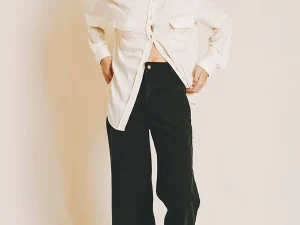 PANTALÓN VAQUERO AVA GRIS PLOMO