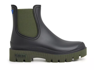 BOTAS DE AGUA MAE MATE NEGRO KAKI