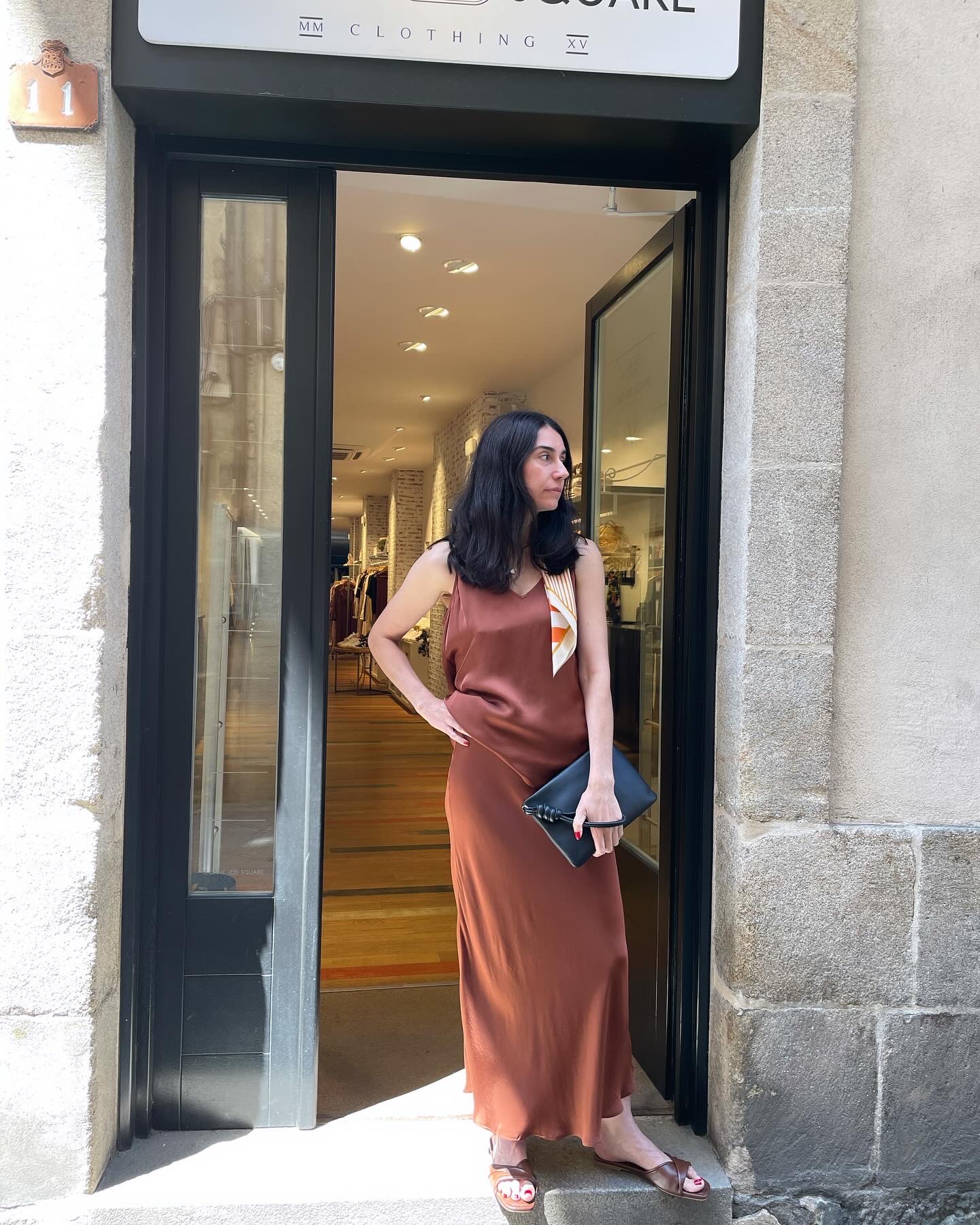 CONJUNTO SATEN CHOCOLATE