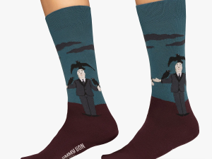 CALCETINES HITCHCOCK CROWS