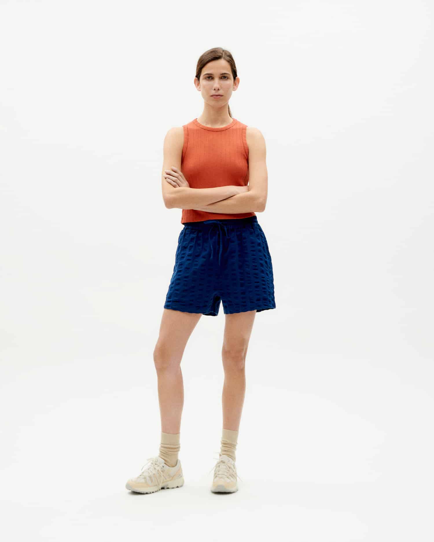 NAVY BIG SEERSUCKER GERANIO SHORTS THINKING MU.jpeg2