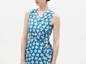 VESTIDO AZUL SMALL BUTTERFLY AMAPOLA