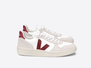 V-10 B-MESH WHITE NATURAL MARSALA