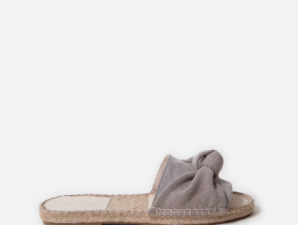 ALPARGATA PLANA OLIVIA KNOT PANNA