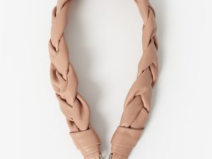 ASA DE PIEL TRENZADA ROSA