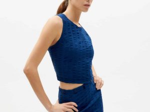 VESTIDO AZUL SEERSUCKER WILA