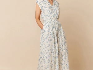 VESTIDO CRUZADO ENGOMADO