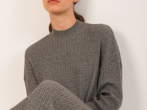 VESTIDO AMPLIO OCHOS GRIS VIGORÉ