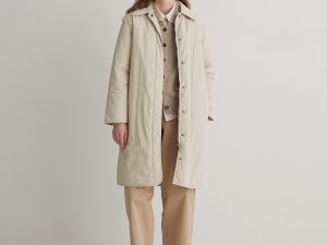 ABRIGO ACOLCHADO WATER REPELLENT CRUDO