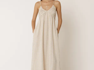 VESTIDO VICHY TIRANTES