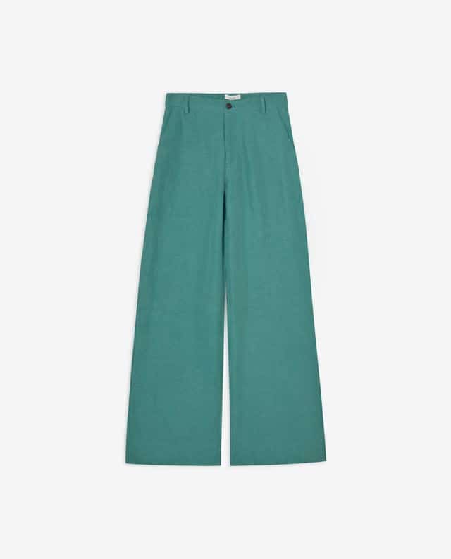 PANTALÓN TRAJE VERDE