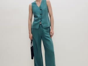PANATALÓN TRAJE FLUIDO VERDE