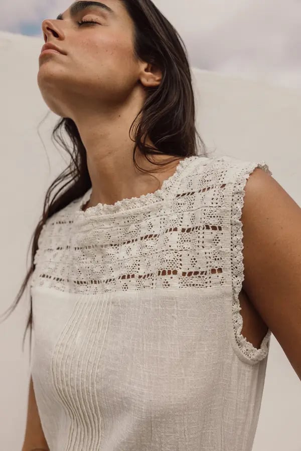 CAMISA MULTIPOSICIÓN CROCHET CRUDO