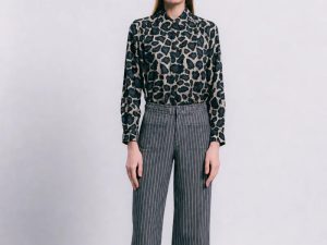Triana by C pantalón viena raya azul