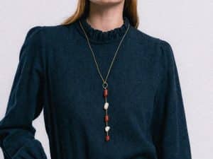 Triana by C blusa pori azul