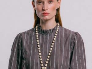 Triana by C blusa pori raya chocolate